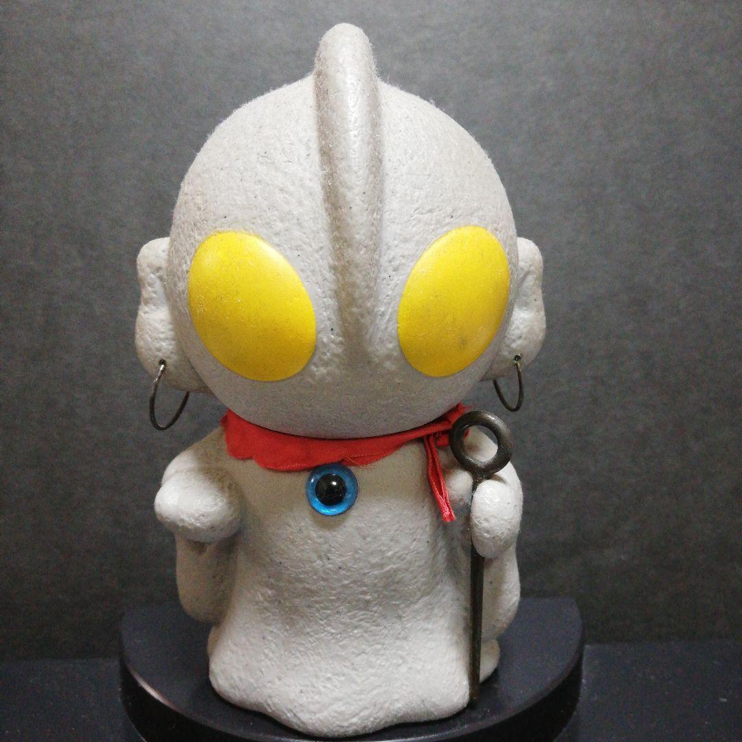 ウルトラマン お地蔵様 ソフビ 貯金箱