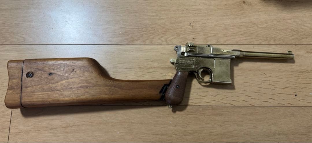 MGC製モーゼル　モデルガン 木製 フルセット