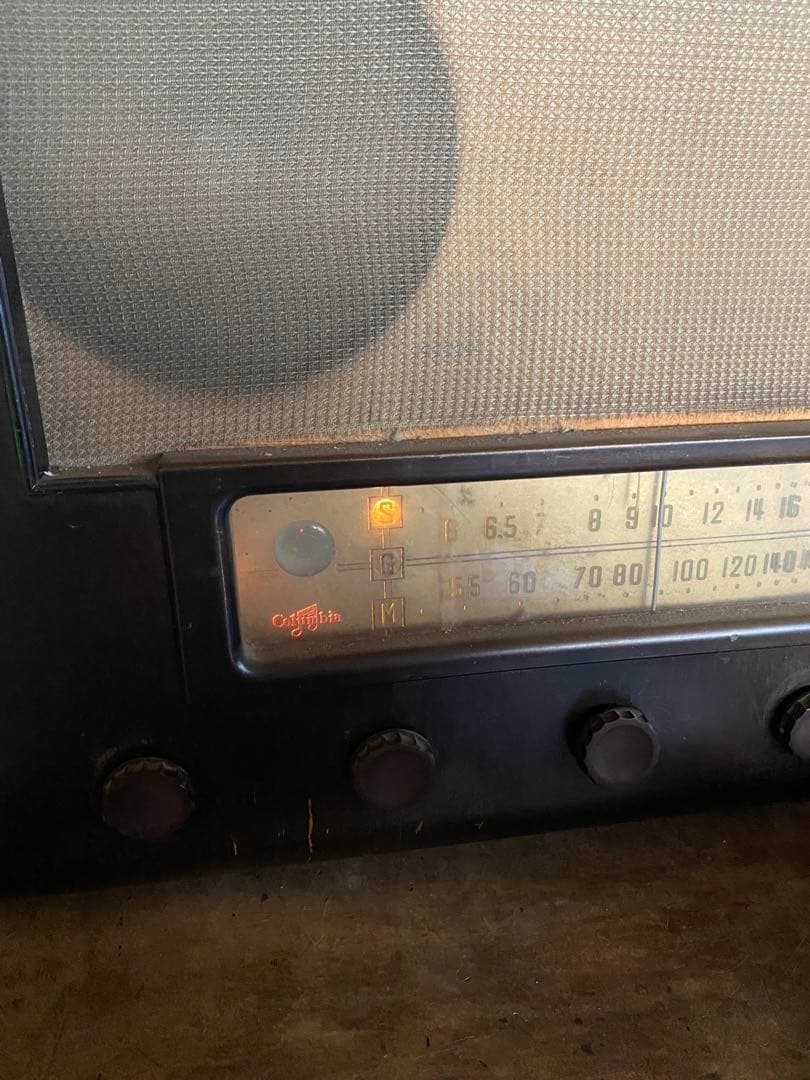 日本コロムビア製 Columbia 真空管ラジオ RA-63 通電確認済み