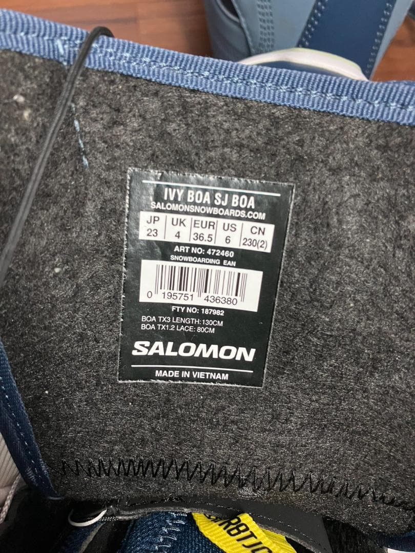 Salomon IVY BOA SJ BOA 女性用スノーボードブーツ