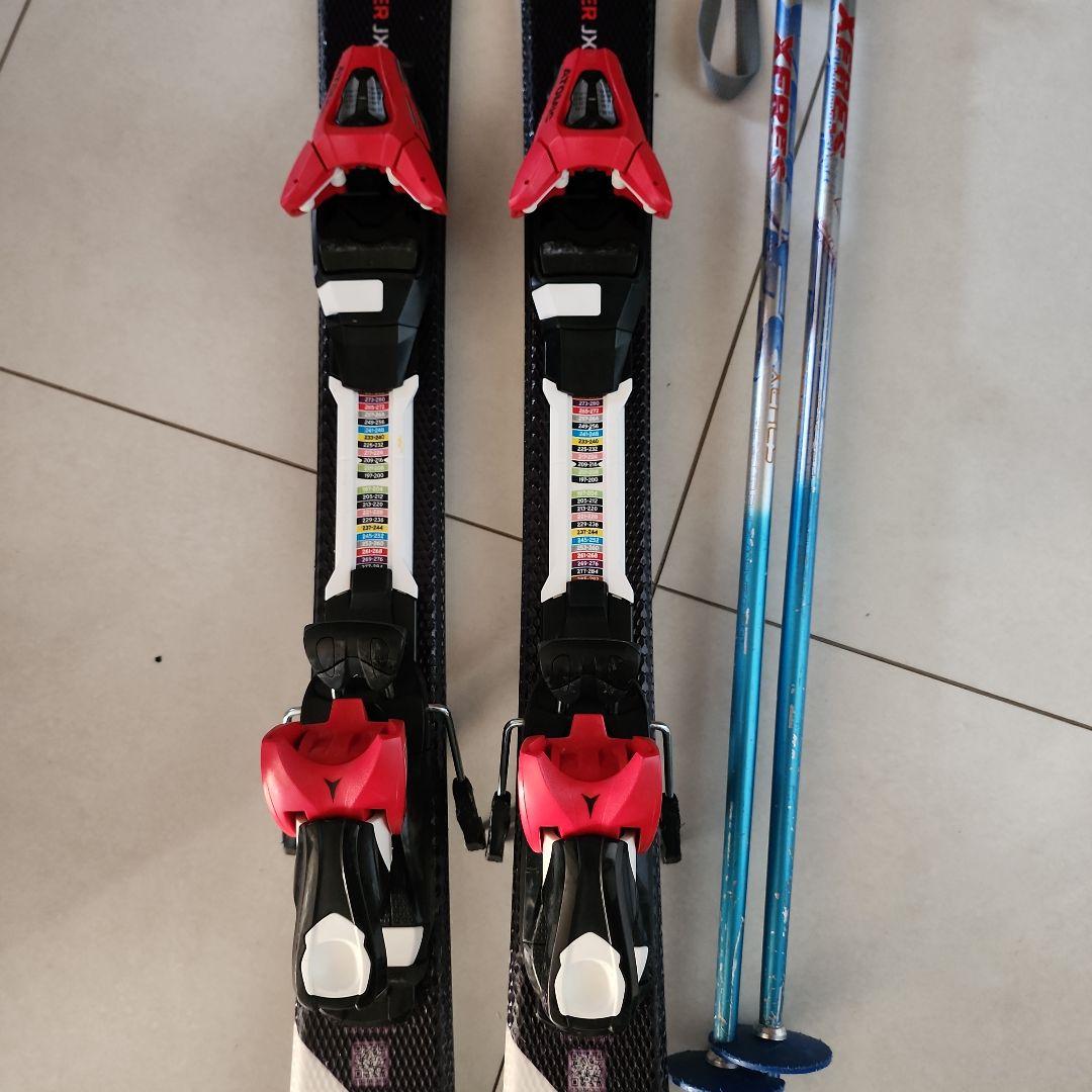 ATOMIC アルペンスキー バインディング・ポール付き　110cm
