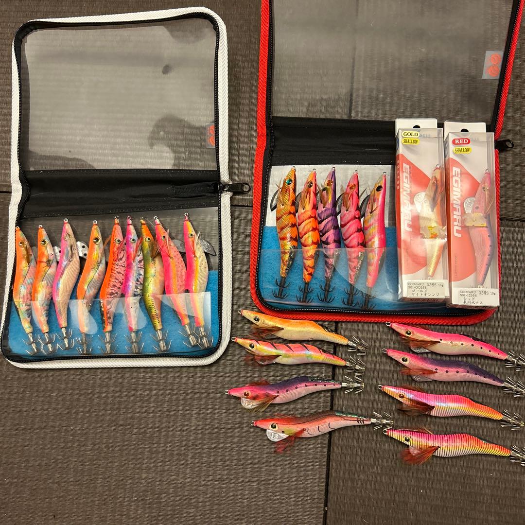 廃盤　エギ王　墨族　エギマル　アオリーQ 3.5号　24個セット