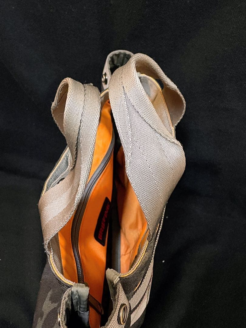 【美品】ブリーフィング★カートバッグ★マルチカモブラック★ゴルフバッグ★