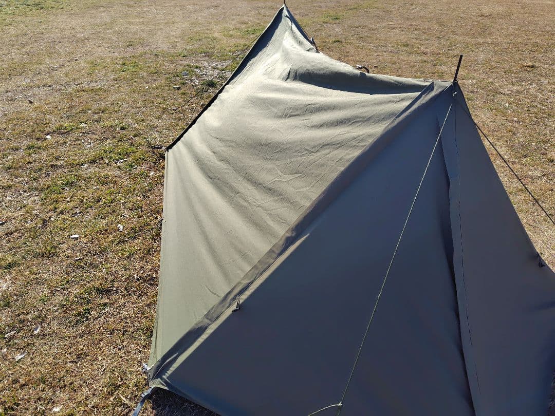 バンドック ソロベース フタマタ付 新同品 BUNDOK TC 軍幕 無骨