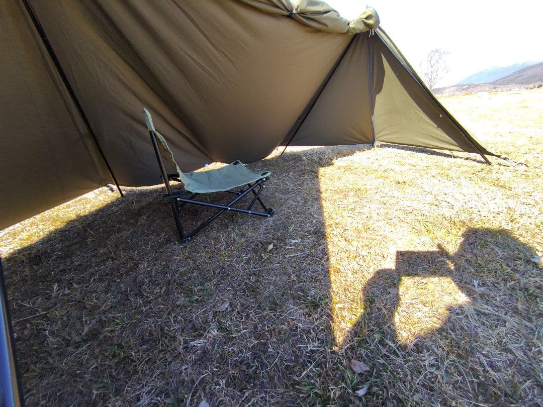 バンドック ソロベース フタマタ付 新同品 BUNDOK TC 軍幕 無骨