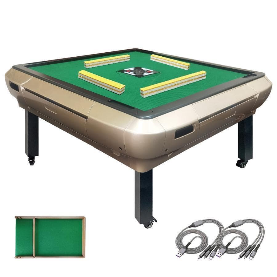 R2145全自動麻雀卓 座卓 ハーフレッグ 麻雀卓 33mm 金