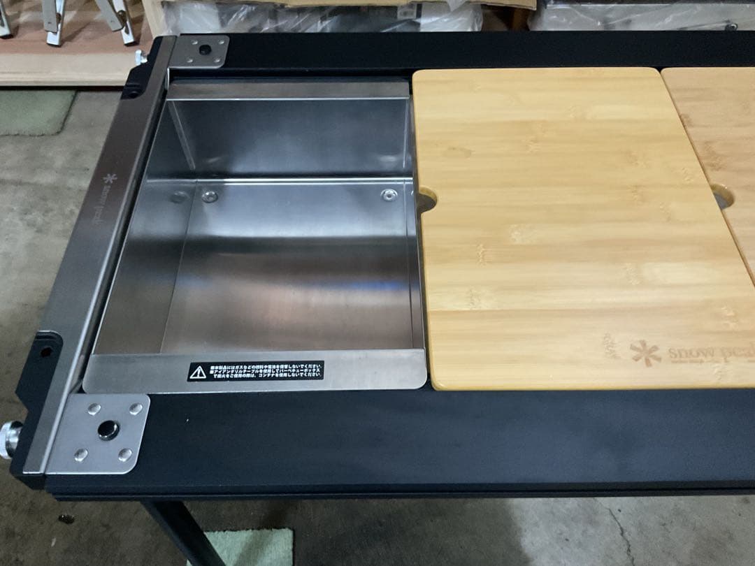 廃盤品 ステンボックス １ユニット ＆ 新品 ステンレストレー スノーピーク