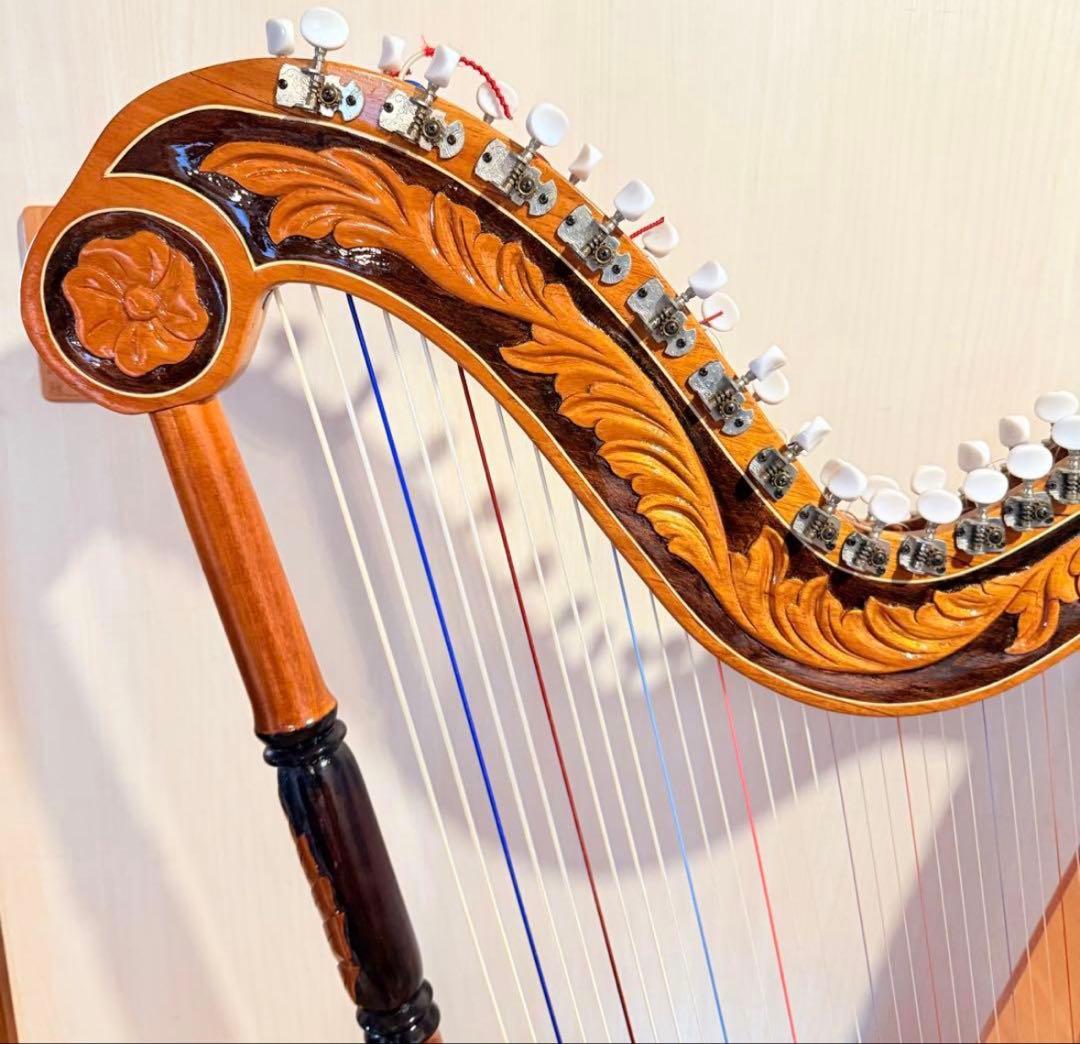 アルパARPA木製装飾ハープ 本体