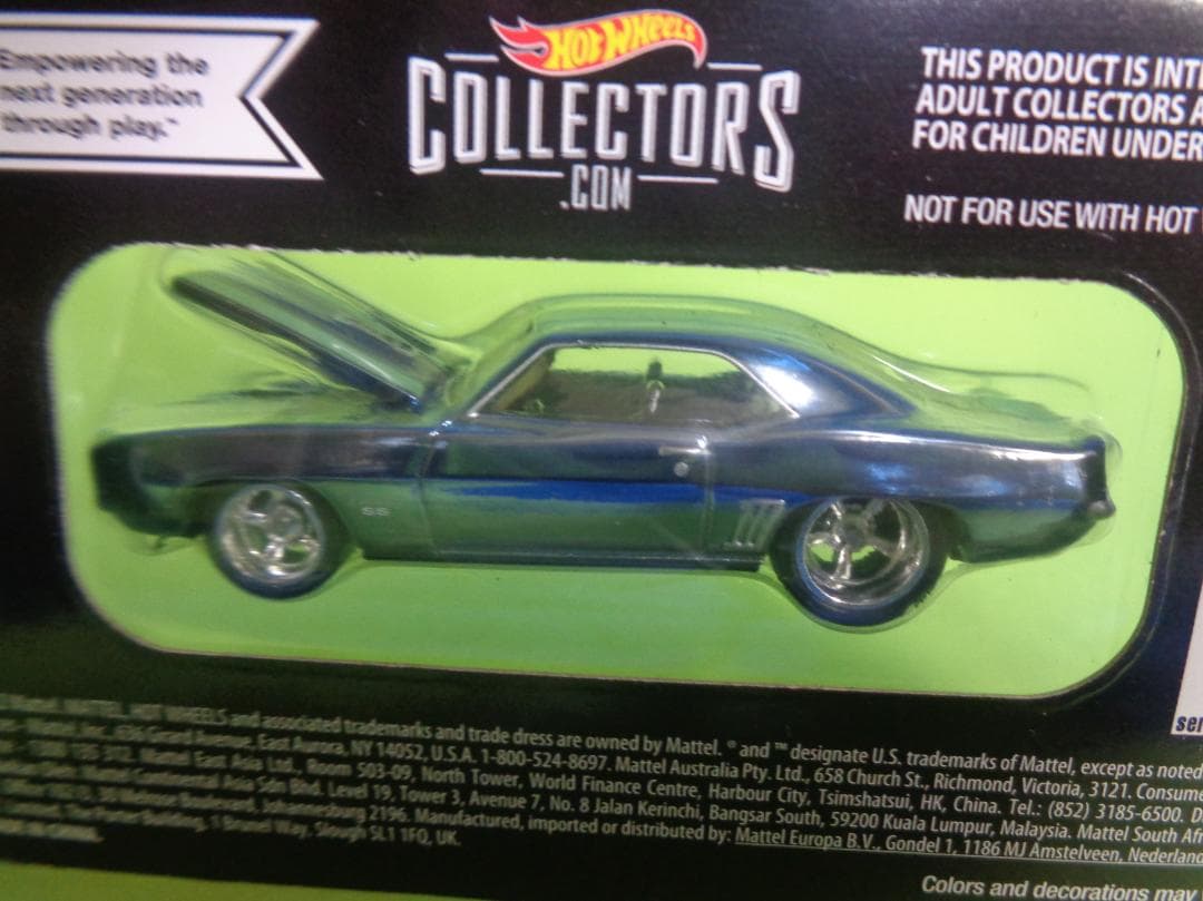 ホットウィール　RLC　レッドラインクラブ　１９６９　シェビーカマロSS