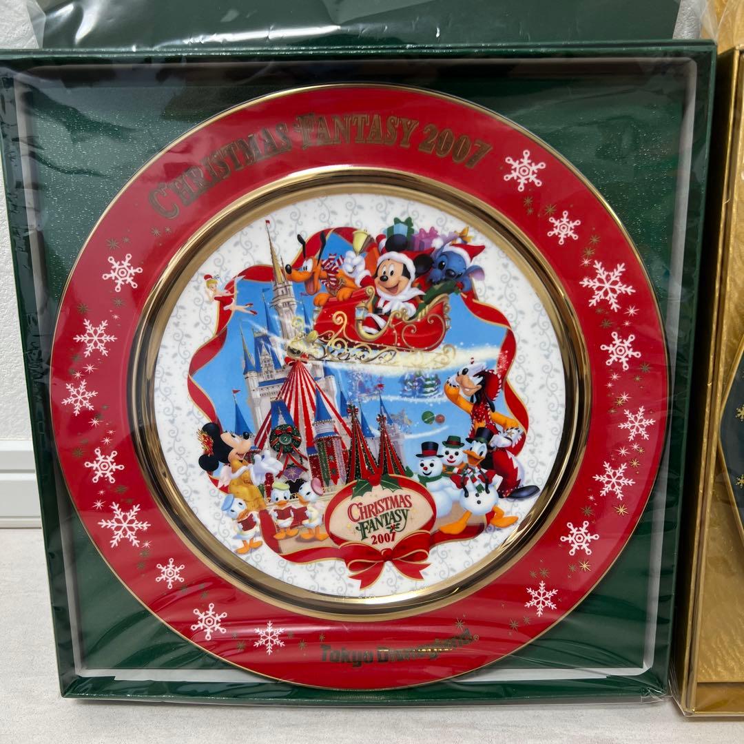 ディズニーランド、シープレートセット クリスマス 2007