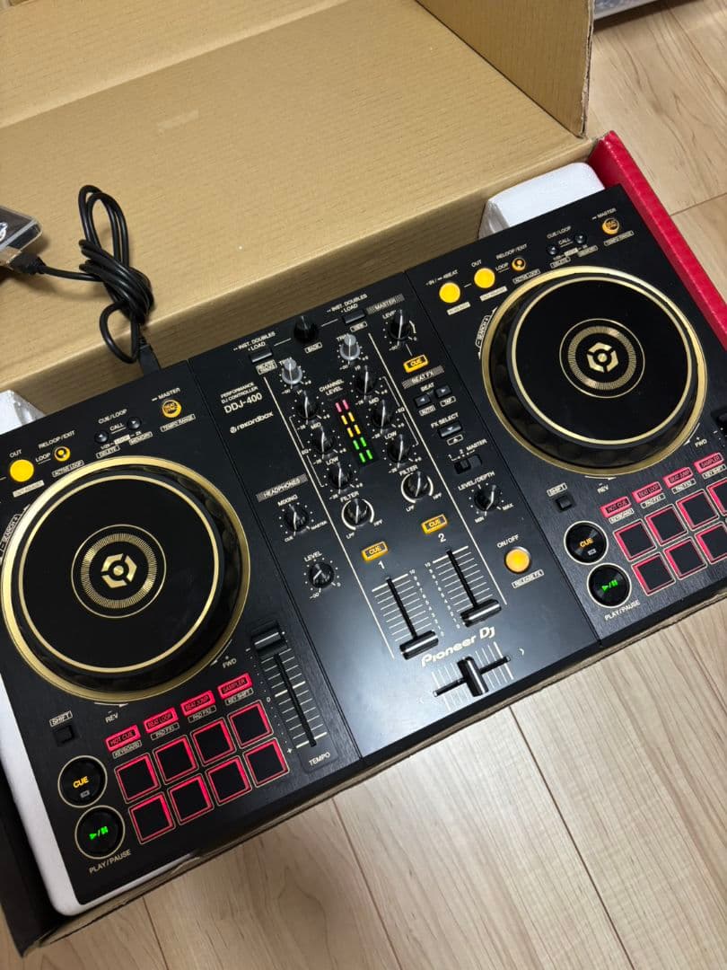 価格交渉OK Pioneer DDJ-400 DJコントローラー　ゴールド