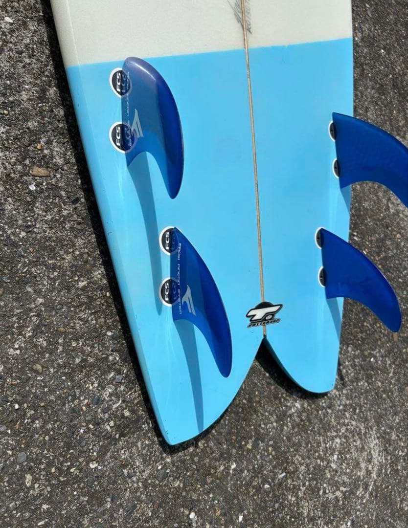 ティミーパターソン デビルフィッシュ 6.0 サーフボード ショート　フィン付