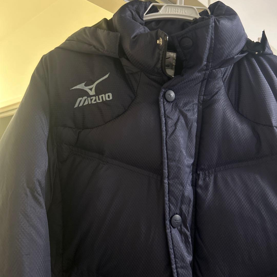 Mizuno ダウンベンチコート ネイビー　サイズO