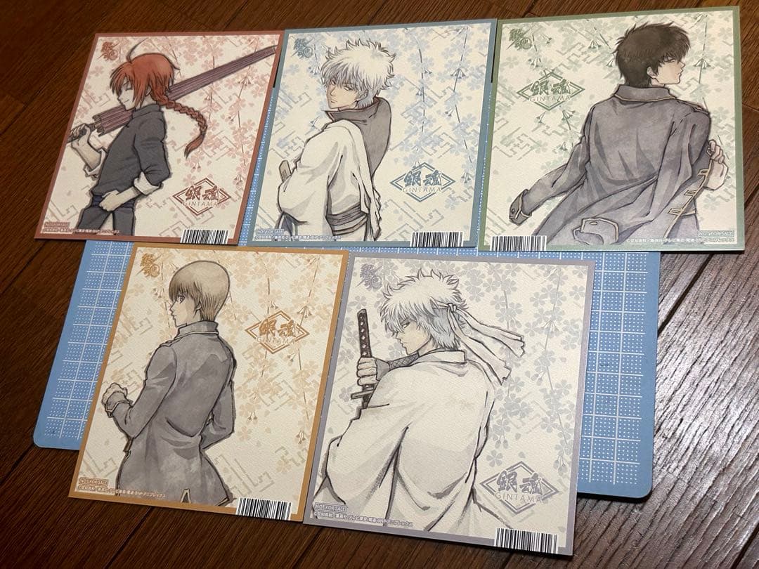 銀魂 アニメイト オンリーショップ　ミニ色紙風イラストシート セット