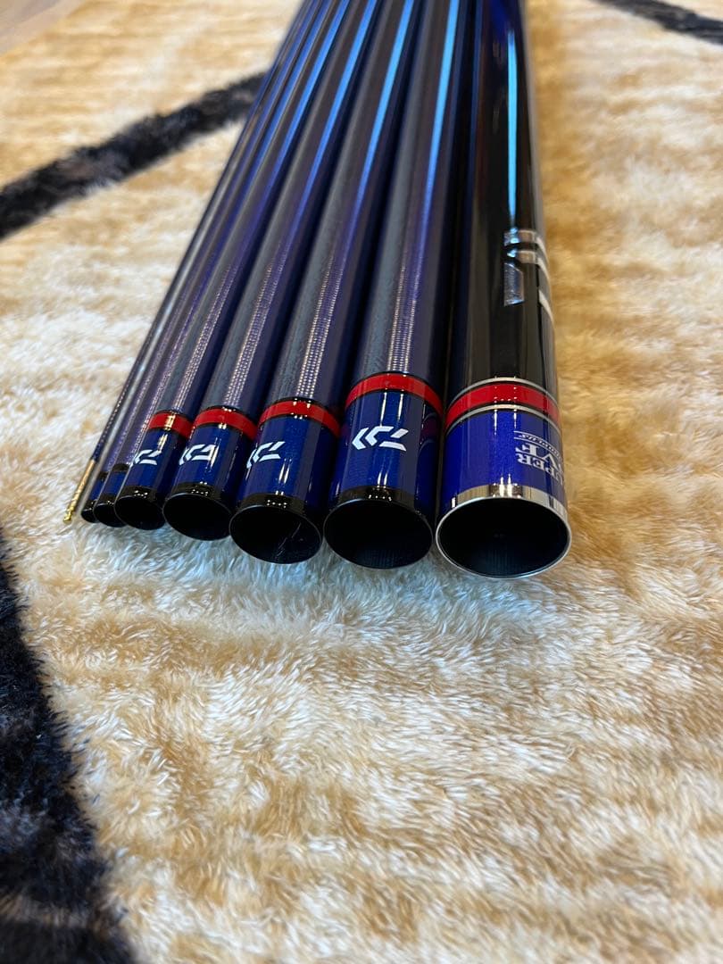 ★送料無料 友釣り 美品 ダイワ 鮎竿 銀影エア MT 急瀬抜 90・W