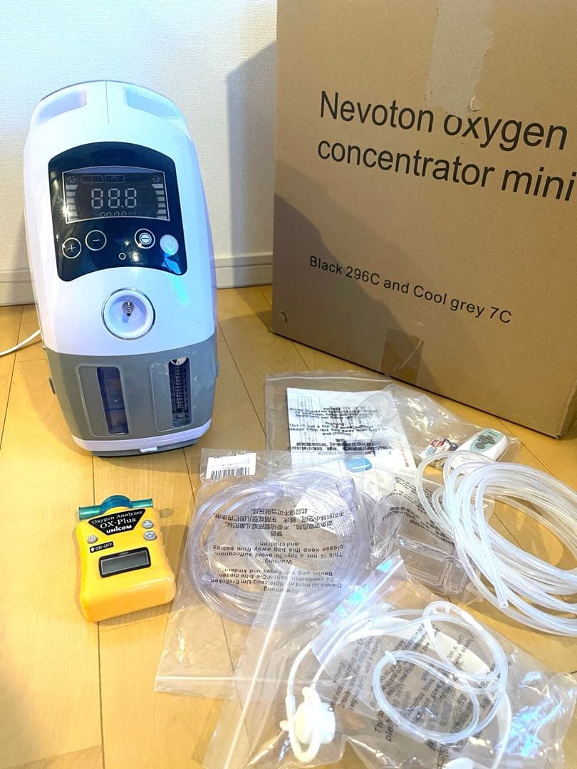 酸素発生器 MAF mini＆濃度計セット　ペット向け酸素室