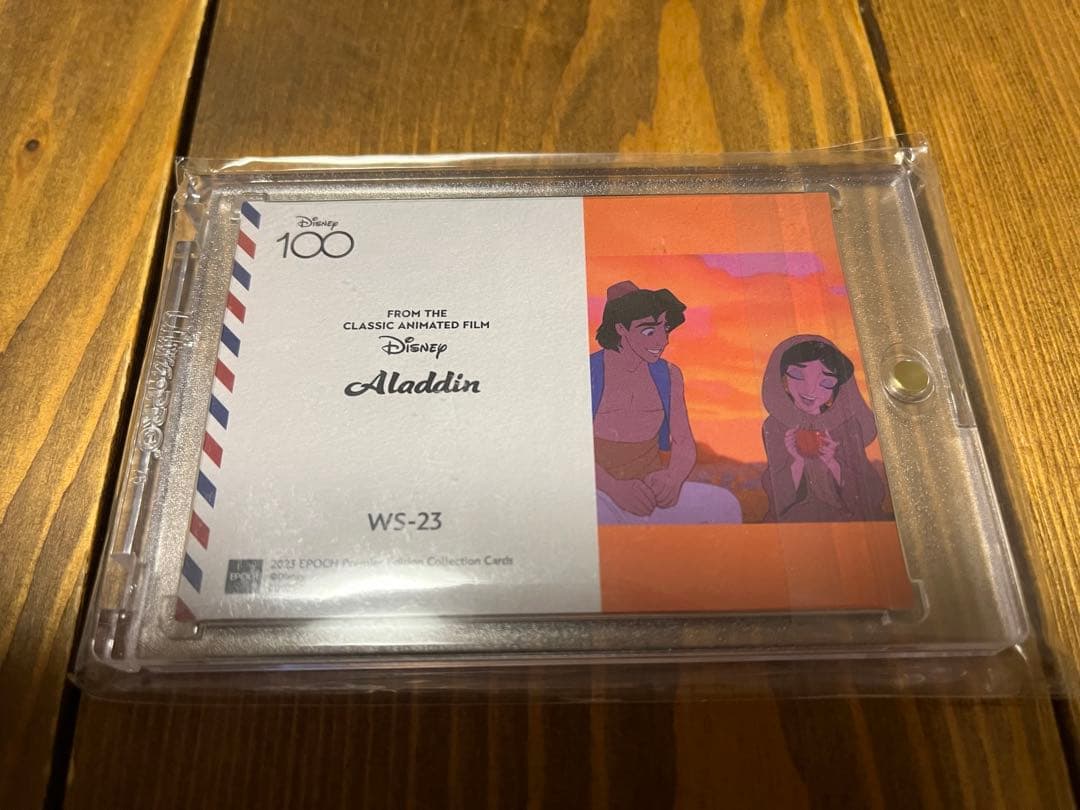 EPOCH ディズニー100周年カード アラジン シリアル001/250