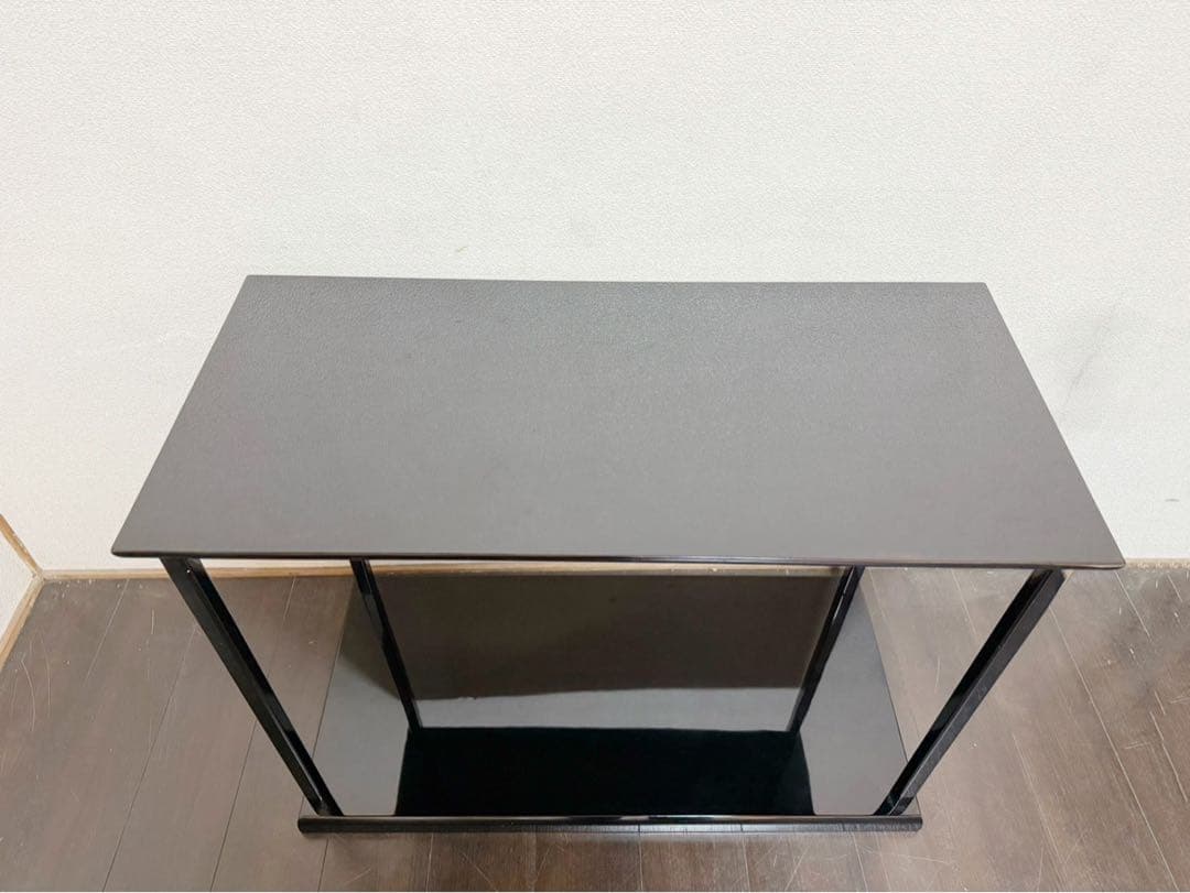 未使用 茶道具 一清作 輪島塗 真台子 稻忠漆芸棠謹製 組み立式 飾棚 共箱