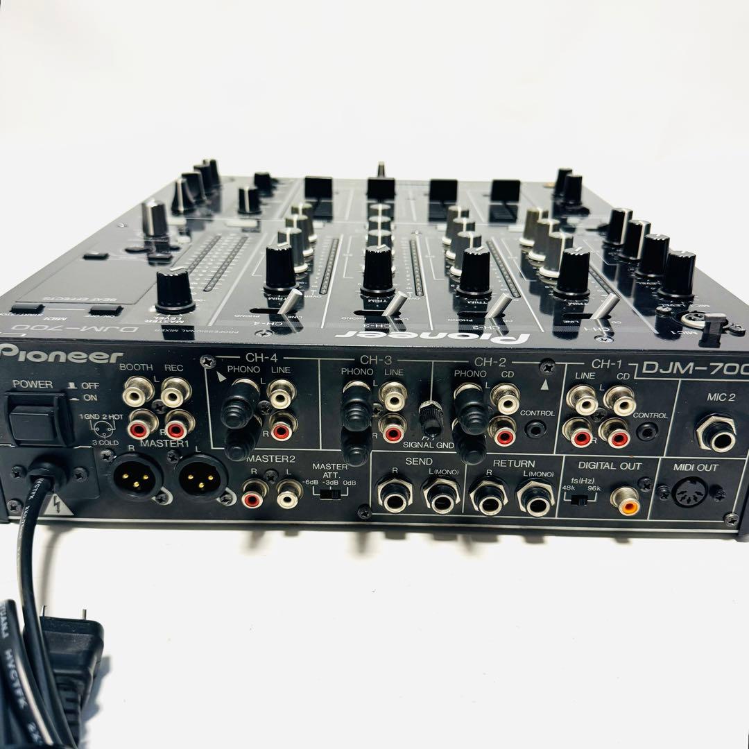 元箱付き Pioneer パイオニア DJミキサー ブラック DJM-700-K