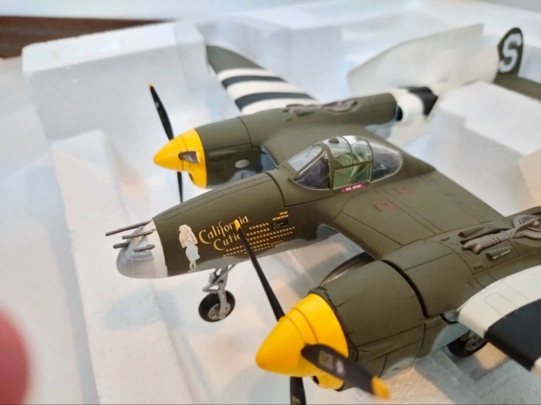 双胴の悪魔　ライトニングP38 LIGHTNING　フランクリンミント　1/48