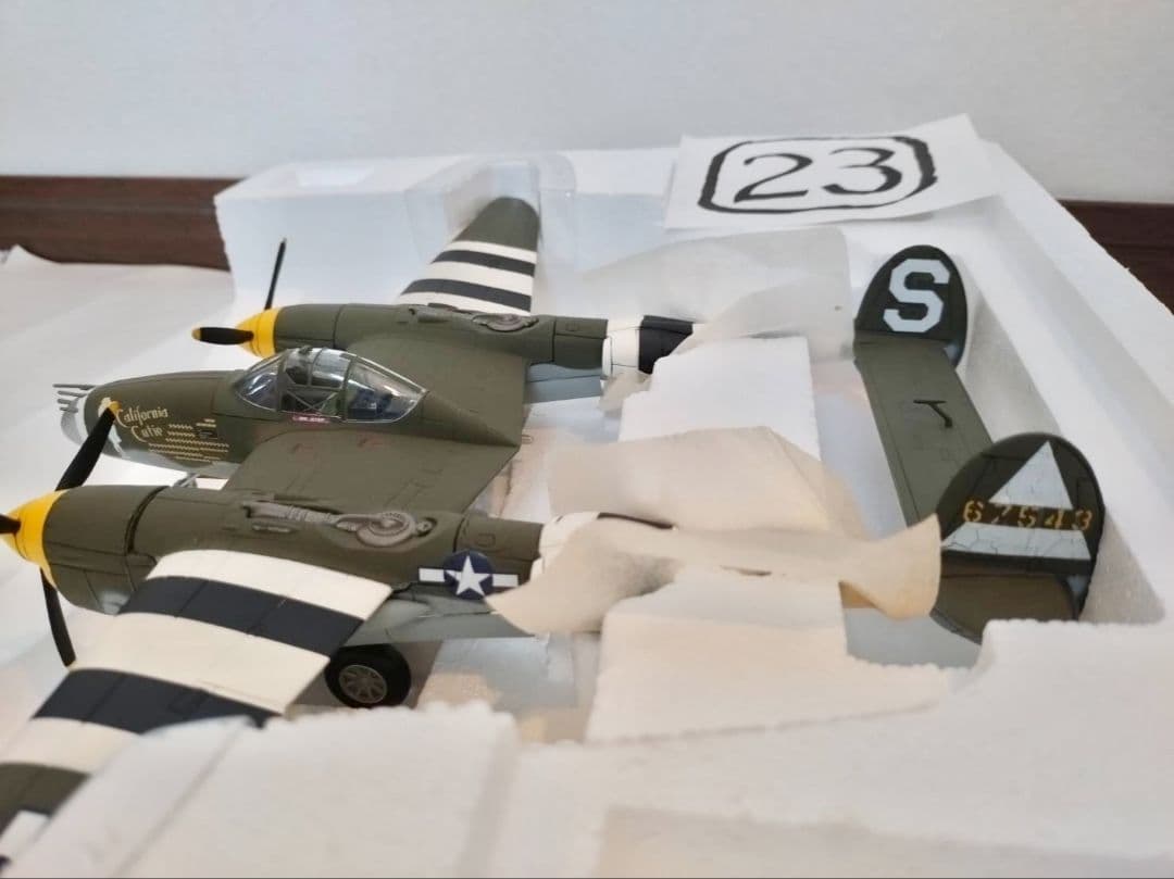 双胴の悪魔　ライトニングP38 LIGHTNING　フランクリンミント　1/48