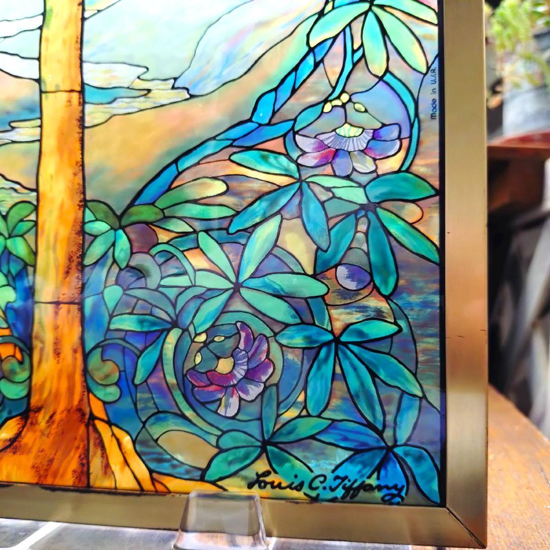 ルイスCティファニー ステンドグラスTree of Lifeグラスマスターズ社