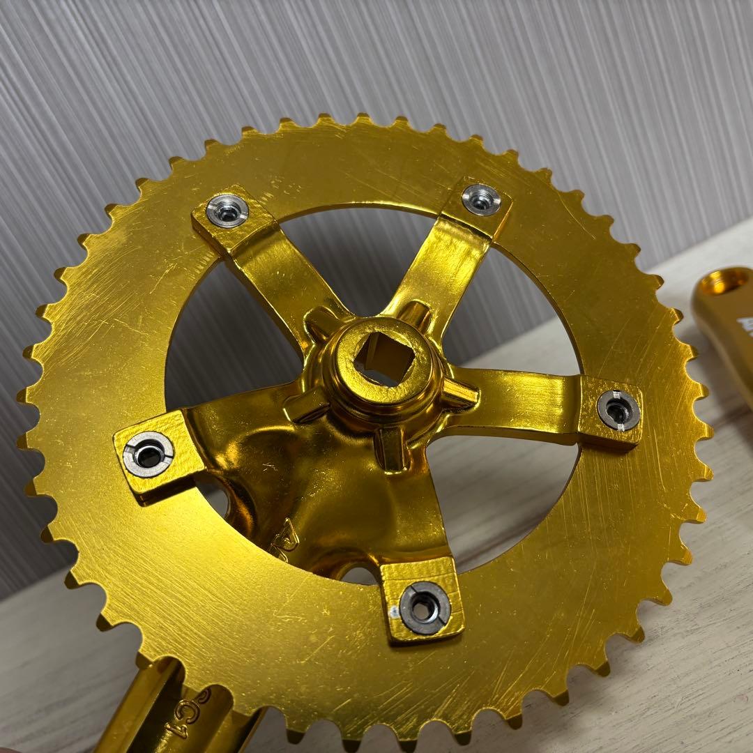 【希少モデル】ANDEL RSC1 クランクセット ゴールド 46T 170mm