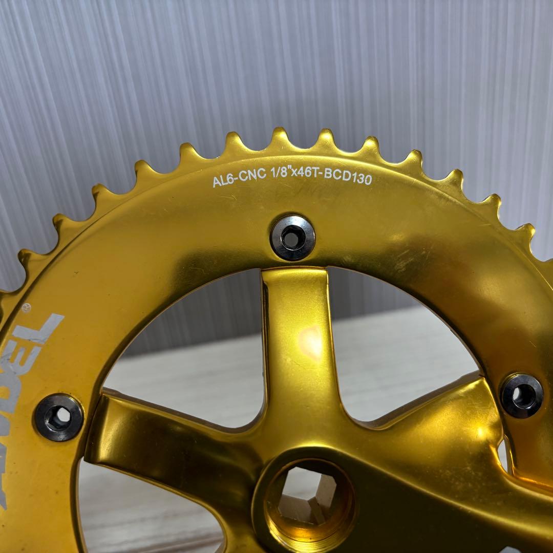 【希少モデル】ANDEL RSC1 クランクセット ゴールド 46T 170mm