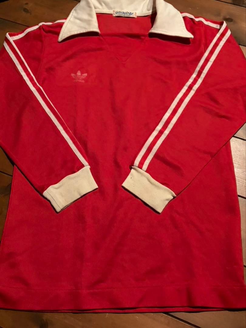 80s? アディダスオリジナルス サッカー　ゲームシャツ　レア　ビンテージ　s