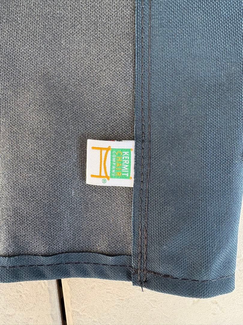 【新品未使用】カーミットチェア用シート　2組セット　黒&ネイビー