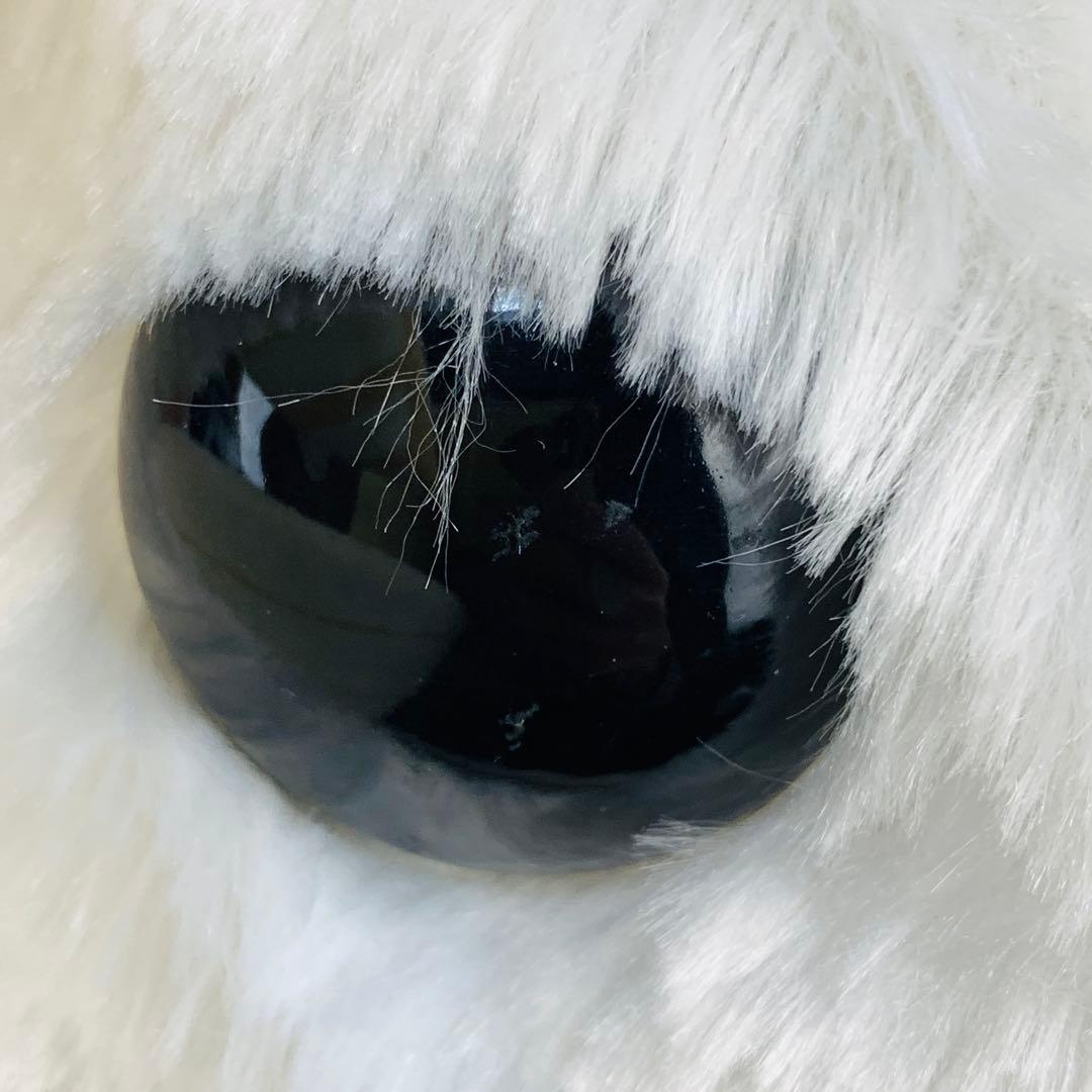 ふわふわモスちゃん　BIGぬいぐるみ　シロモ　カイコガ　白　ホワイト