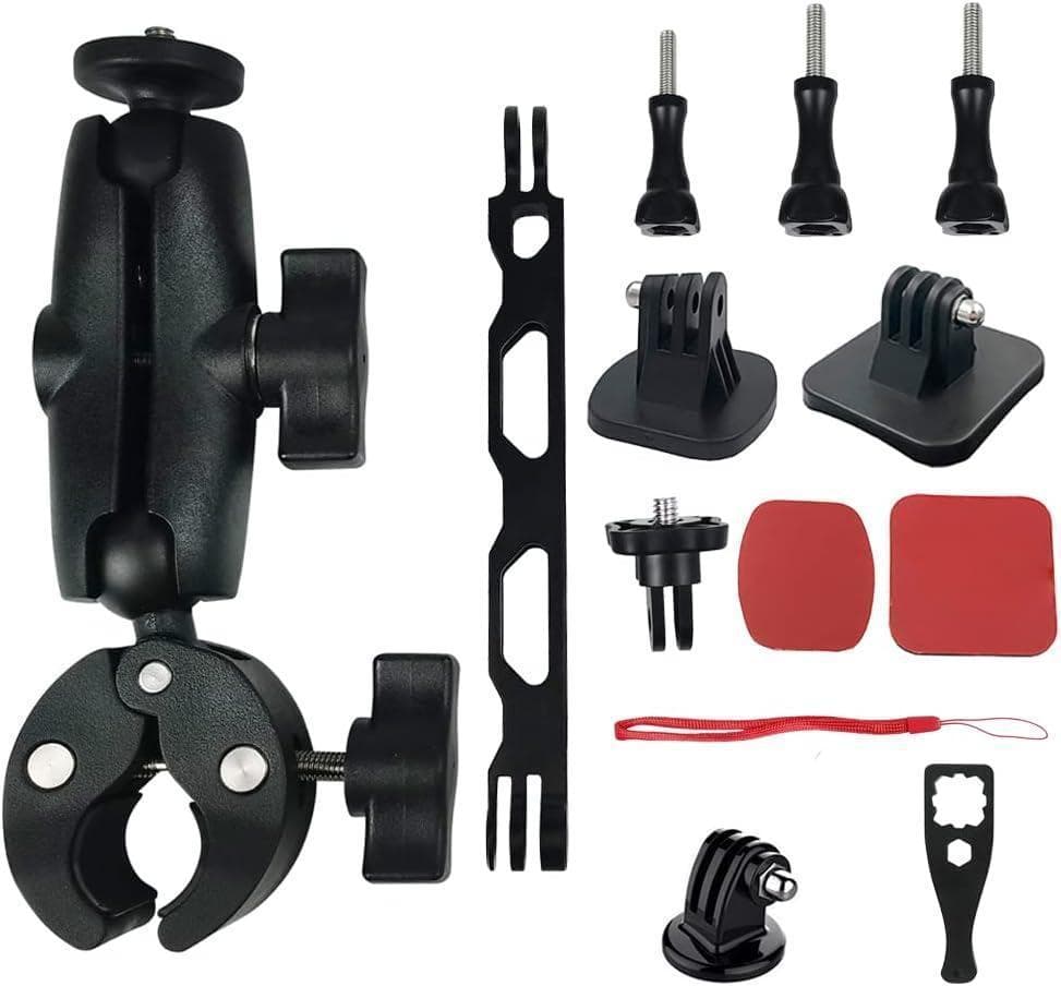 ☆GoPro 用 360°回転 クロークランプマウント サイクリング 自転車