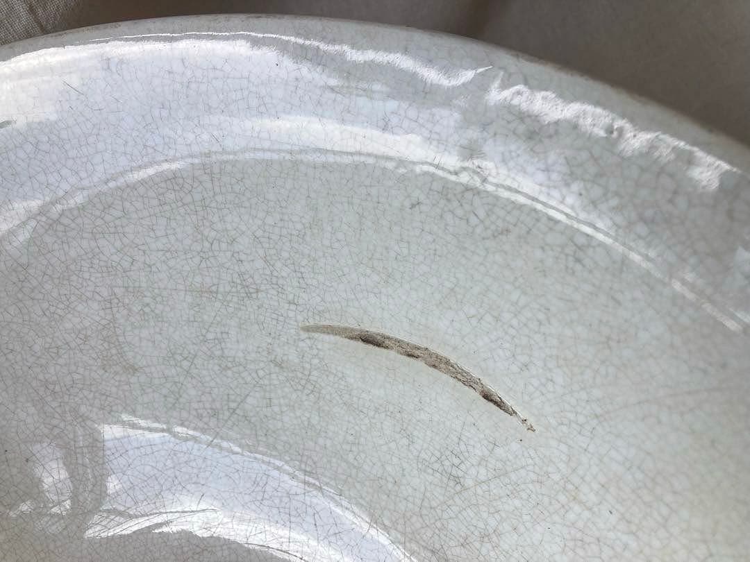 フランスアンティーク　クレイユモントロー　ラブラドールシリーズ　サラディエール