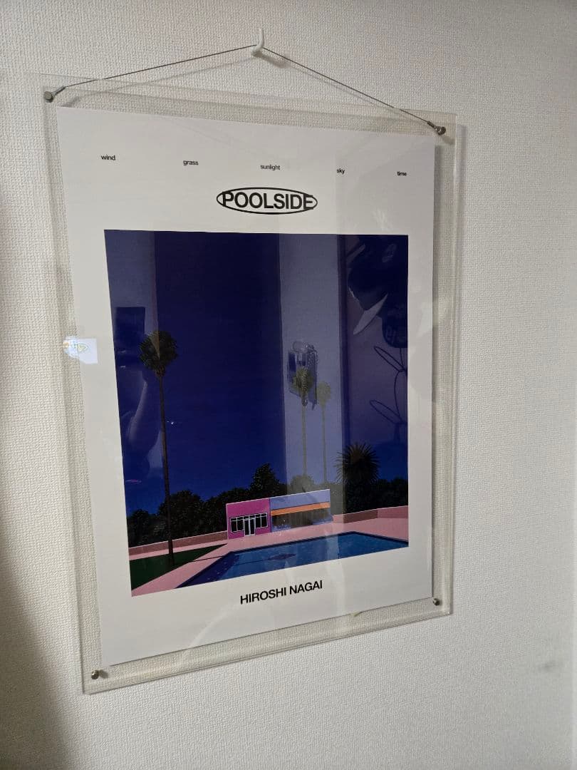 HIROSHI NAGAI POOL SIDE 永井博 B2ポスター