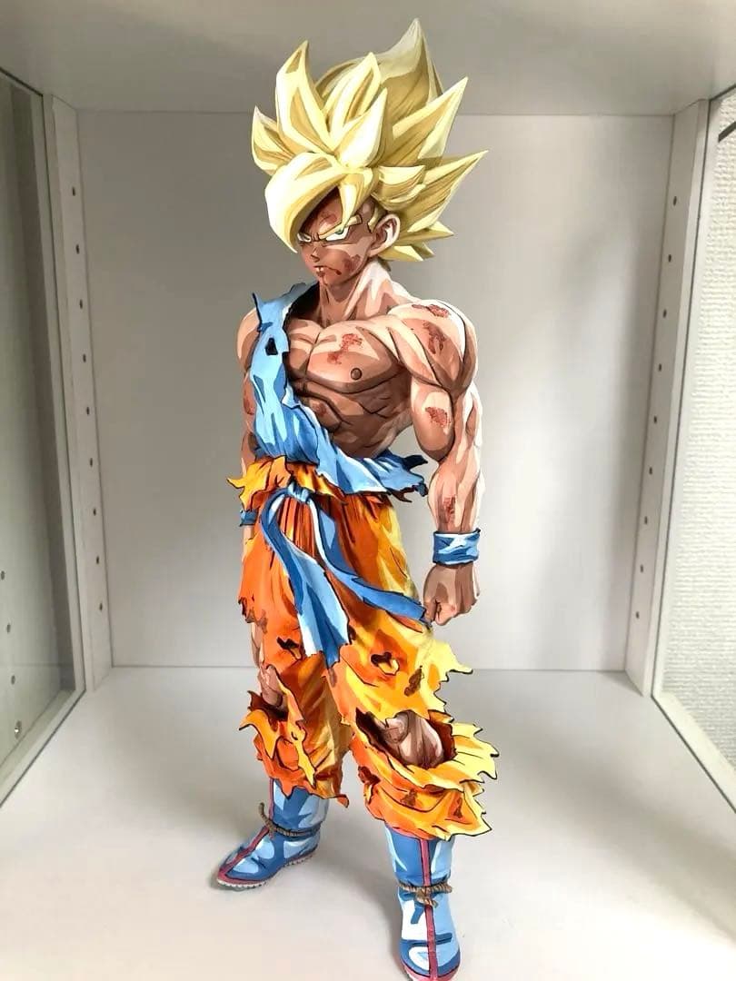 ドラゴンボール フィギュア リペイント 超サイヤ人 孫悟空 二次元彩色 SMSP