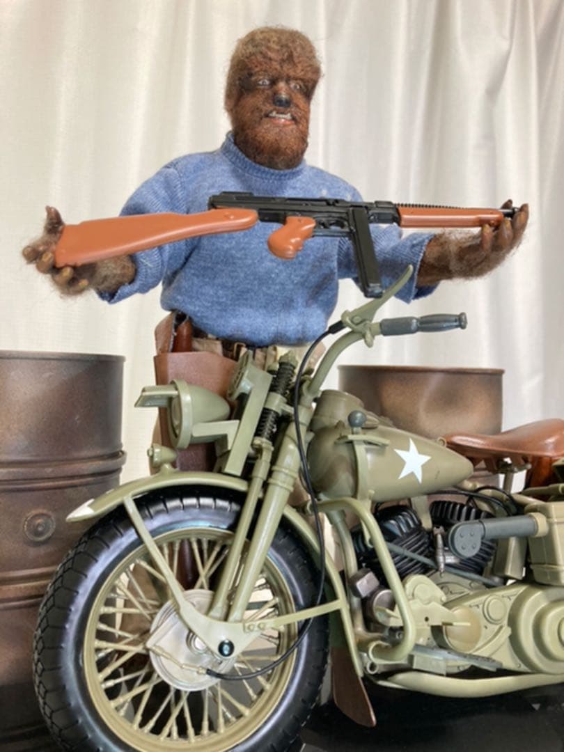 ハズブロ× 2 GIジョー ハーレーダビッドソン&ウルフマン[カスタム]1/6