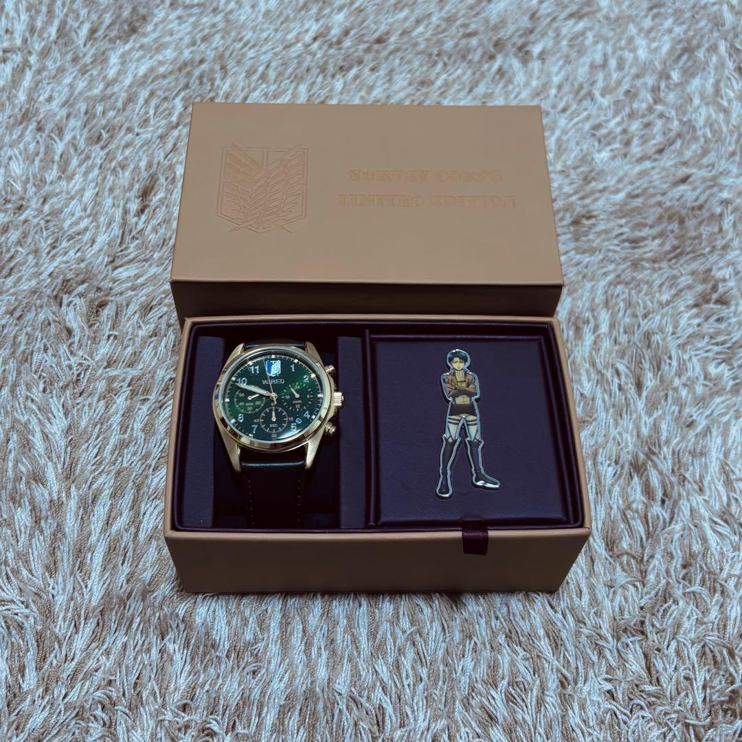 WIRED 進撃の巨人　リヴァイ　腕時計