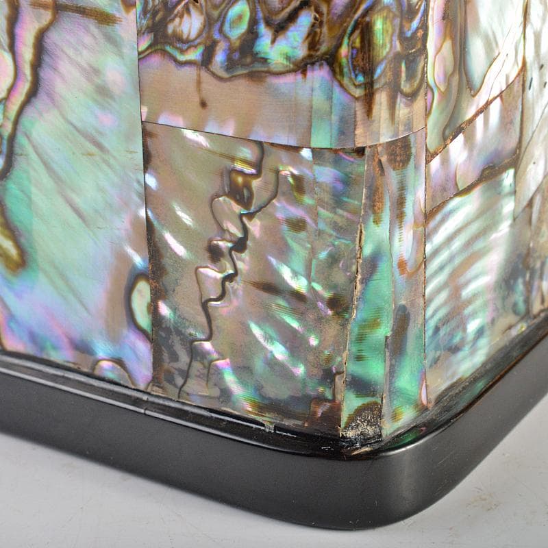 朝鮮美術　漆塗　螺鈿細工　文箱　M　R7345B