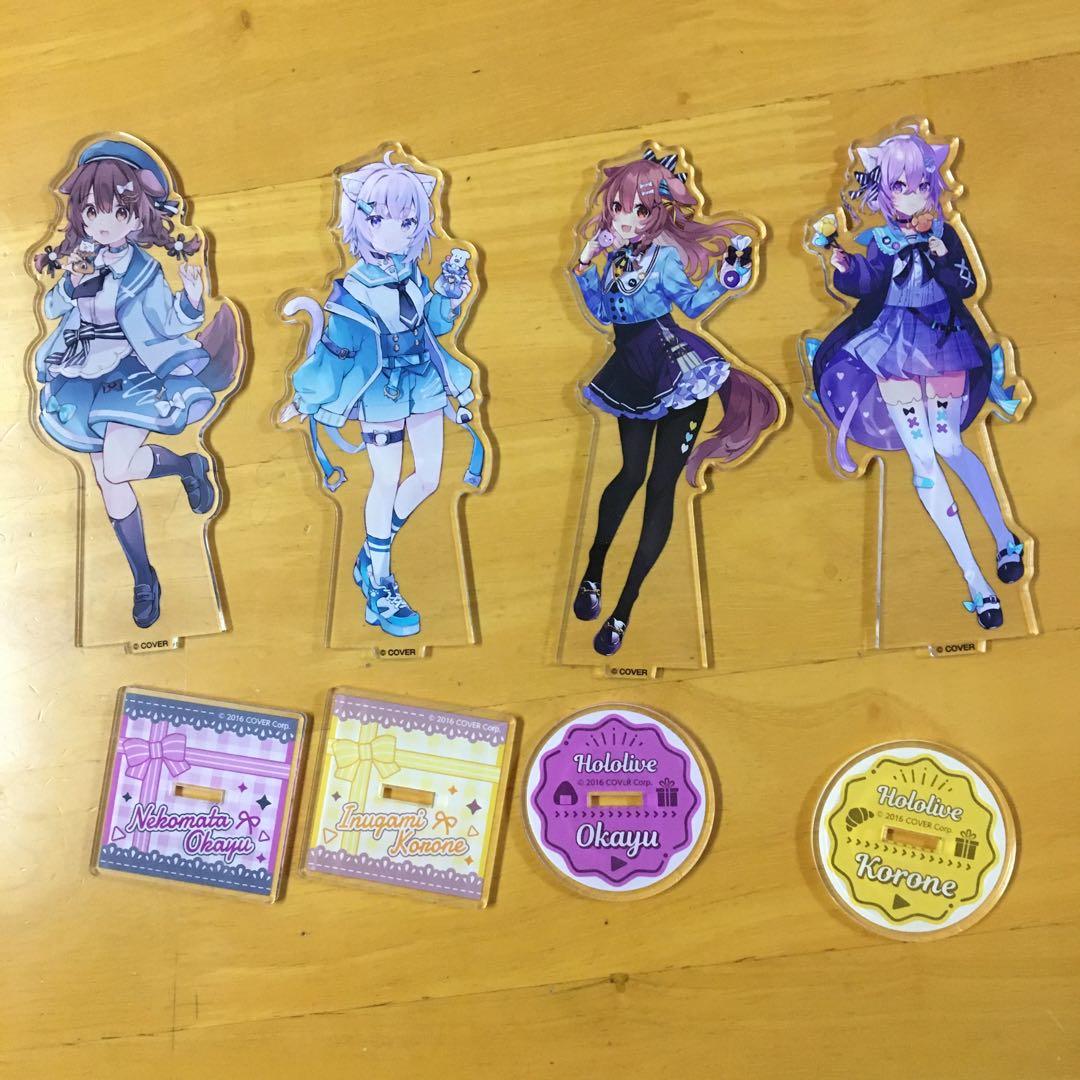 ホロライブ　フィギュア　猫又おかゆ　戌神ころね　　おまけ付き