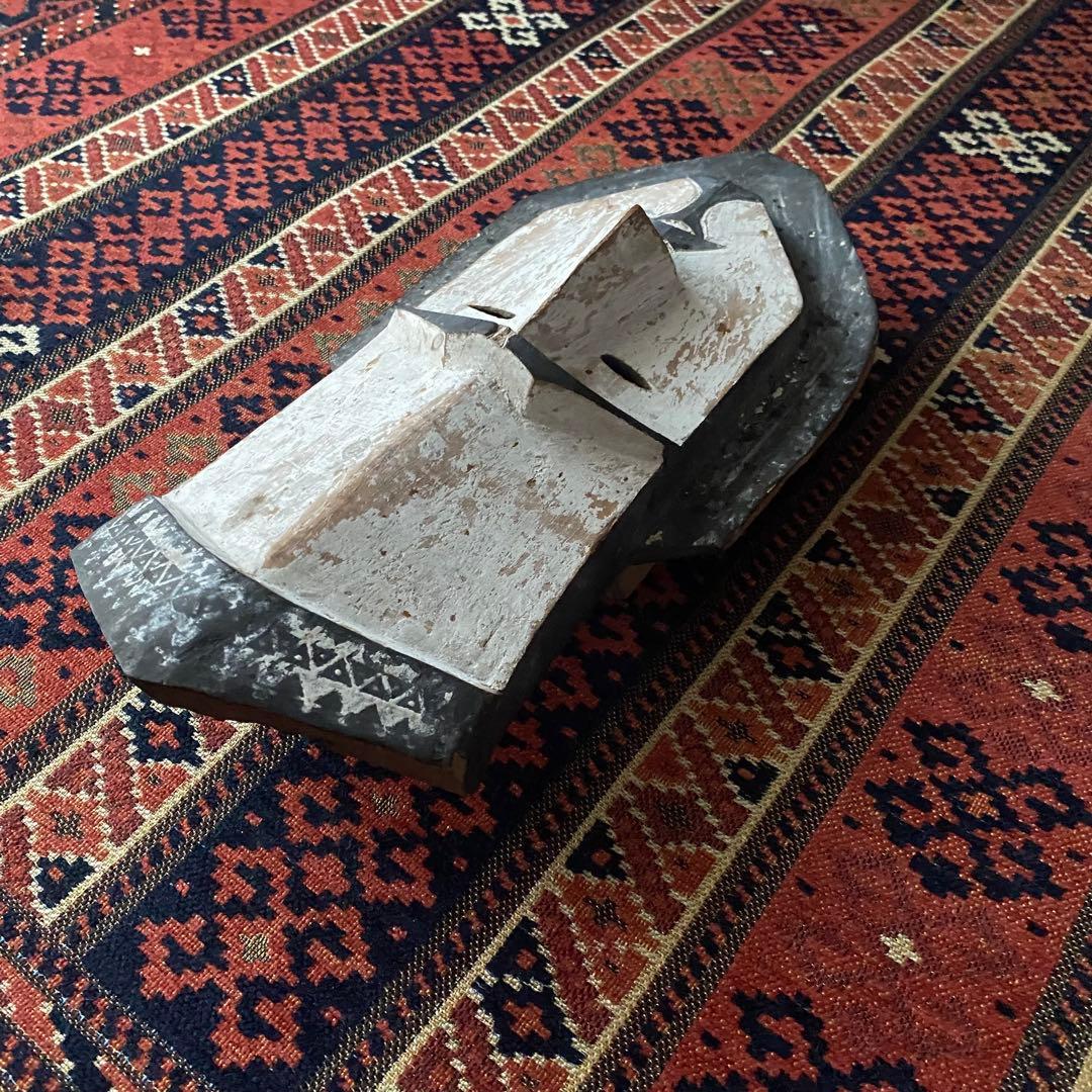 タプアヌマスク　タプアヌ　ミクロネシア　木製彫刻　民藝　古美術　プリミティブ