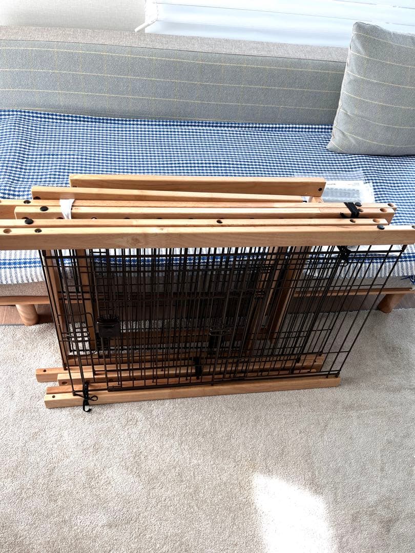 リッチェル　ナチュラル折りたたみペットサークル