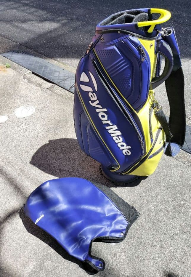 TaylorMade キャディバッグ 青/黄色