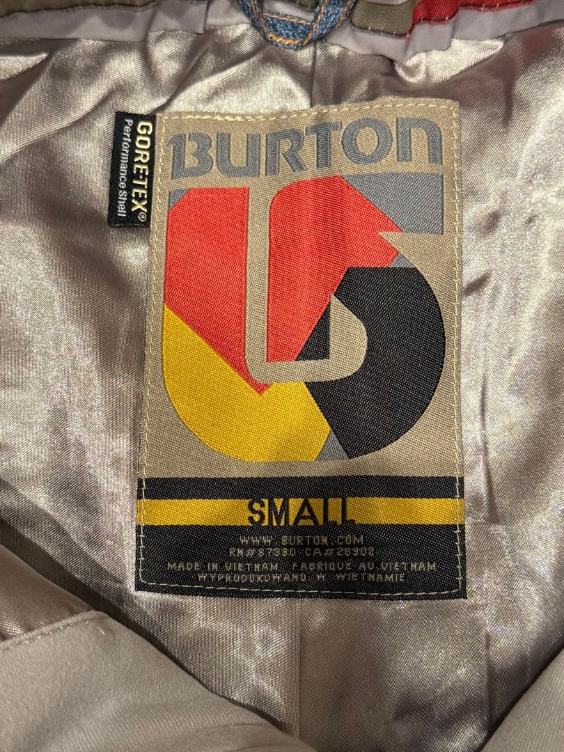 BURTON GORE-TEX スノーボード パンツ デニム Sサイズ バートン