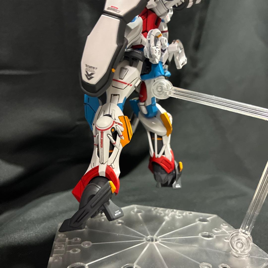 HG ジークアクス　塗装　完成品　＋ジャイアントガトリングセット