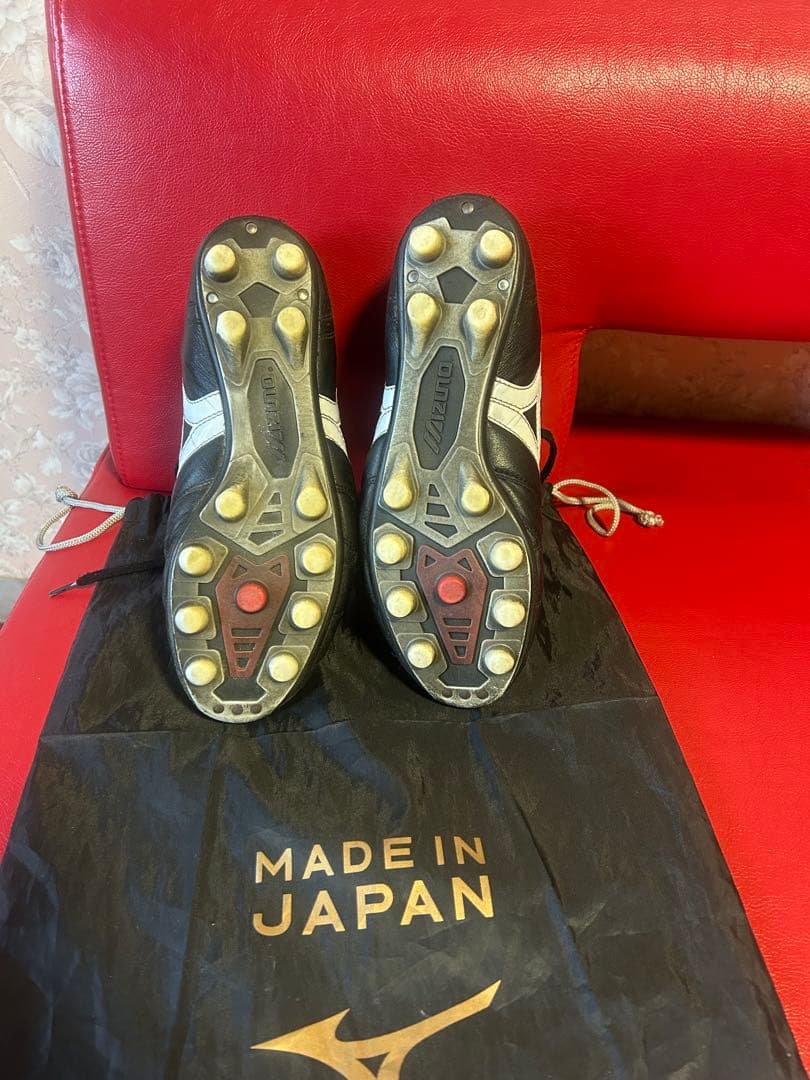 Mizuno Morelia サッカーシューズ 黒/白 日本製