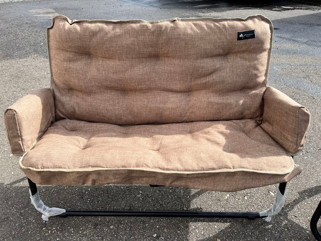 定価¥45000 ロゴスベーシックチェアーカバーセットキャンプカーキベージュ美品