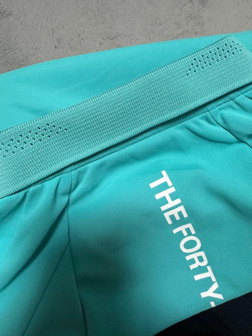 TFW49 ターコイズ ゴルフポロシャツ 極美品