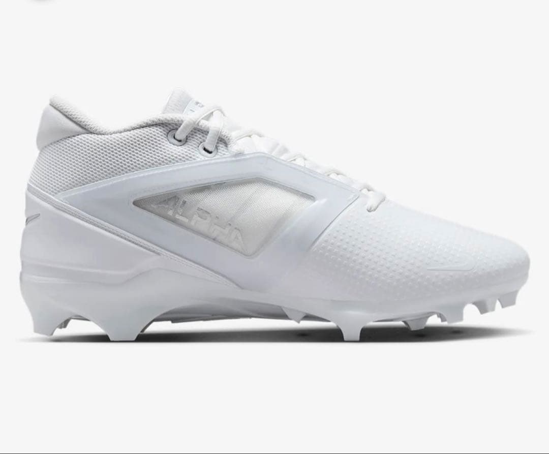 ナイキ 28.5 アルファメナス プロ アメフト スパイク シューズ 靴 白 g
