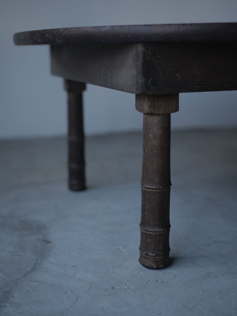 ちゃぶ台　ローテーブル　折り畳み　机　古家具　古道具　アンティーク　昭和レトロ