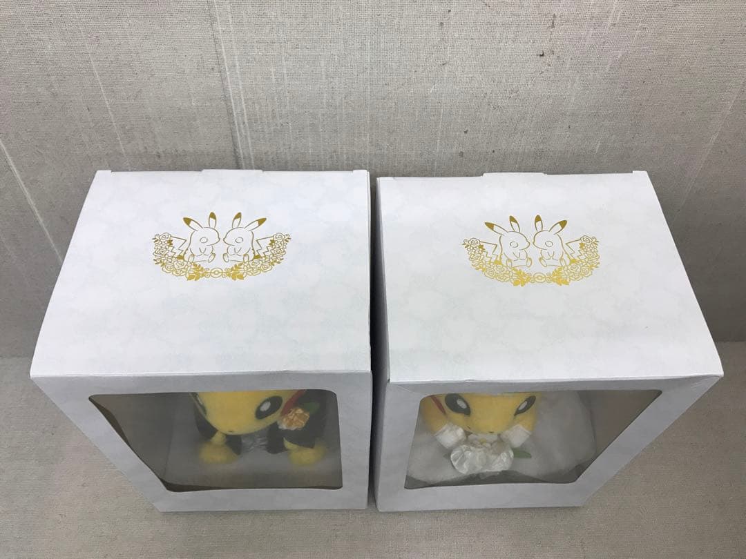 未開封品　ピカチュウ　ウエディング　ぬいぐるみ　2体　ポケモンセンター